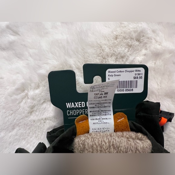 L.L BEAN WAXED COTTON CHOPPER MITTS, NWT - Picture 6 of 7